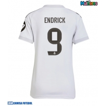Camisa de Futebol Real Madrid Endrick #9 Equipamento Principal Mulheres 2025-26 Manga Curta